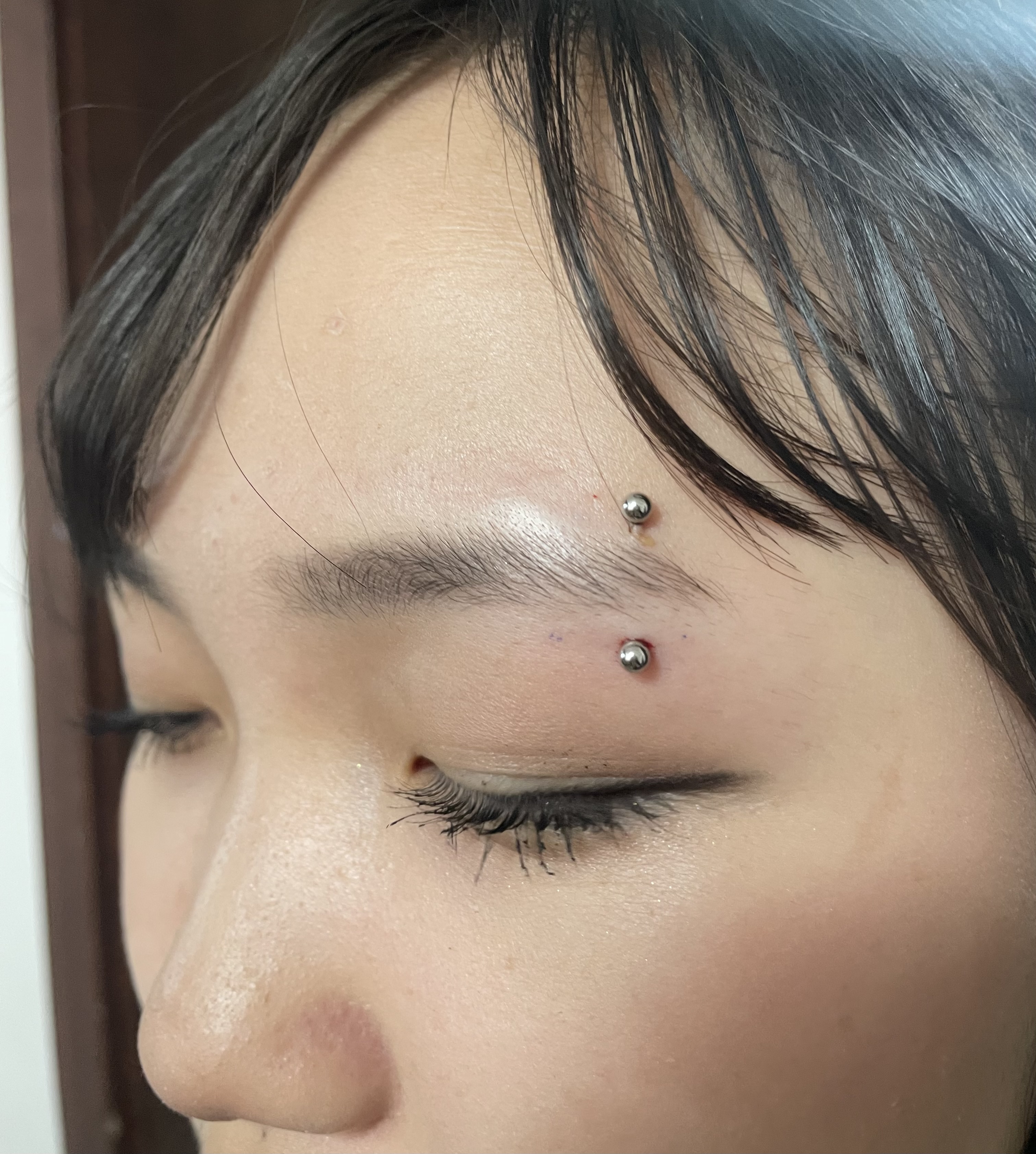 Eyebrow piercing