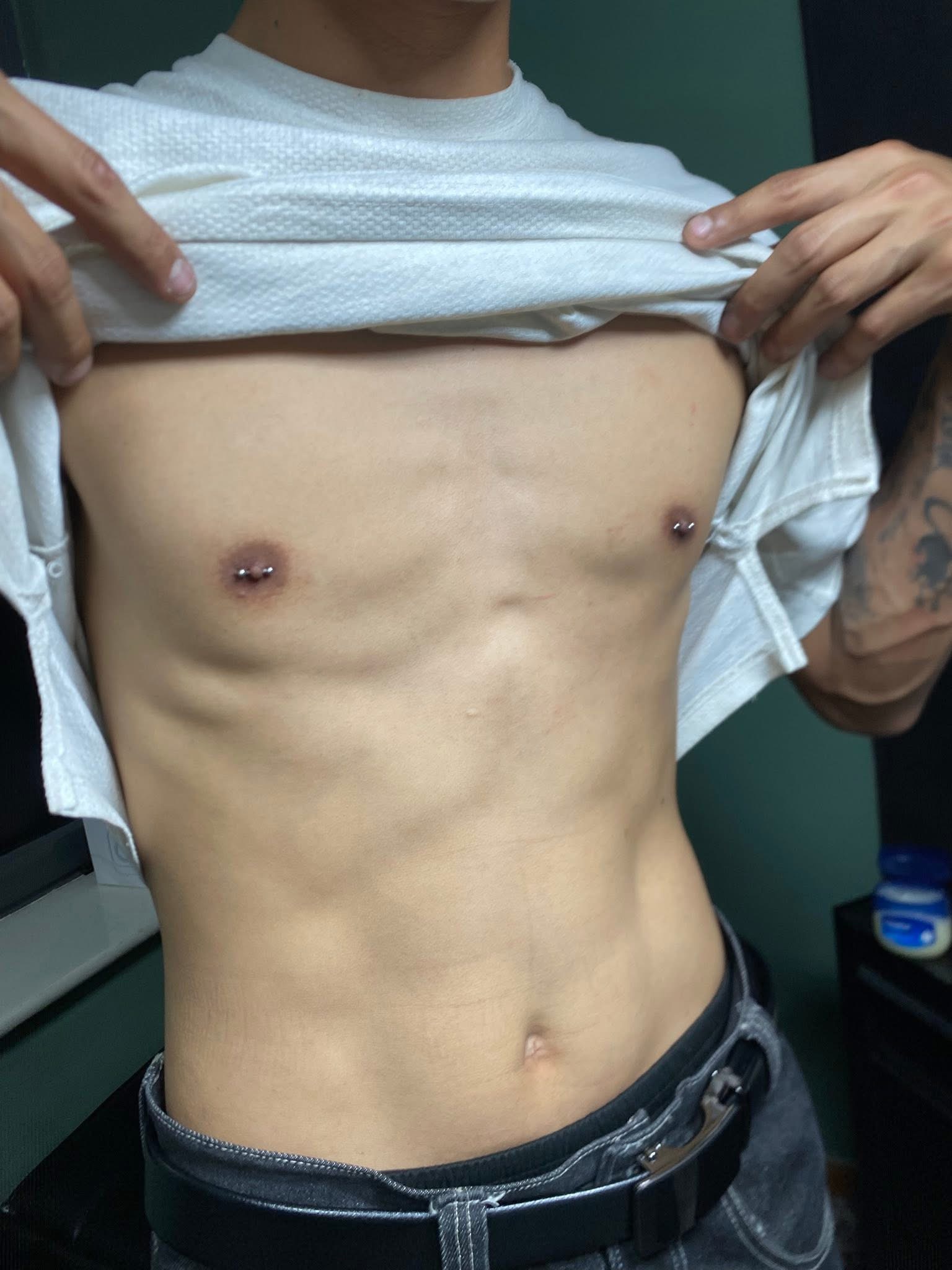 Navel piercing